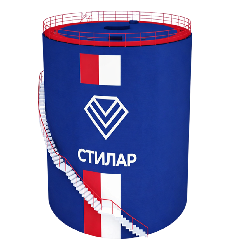 Цельносварной резервуар РВС для битума 50 м³ от завода-производителя